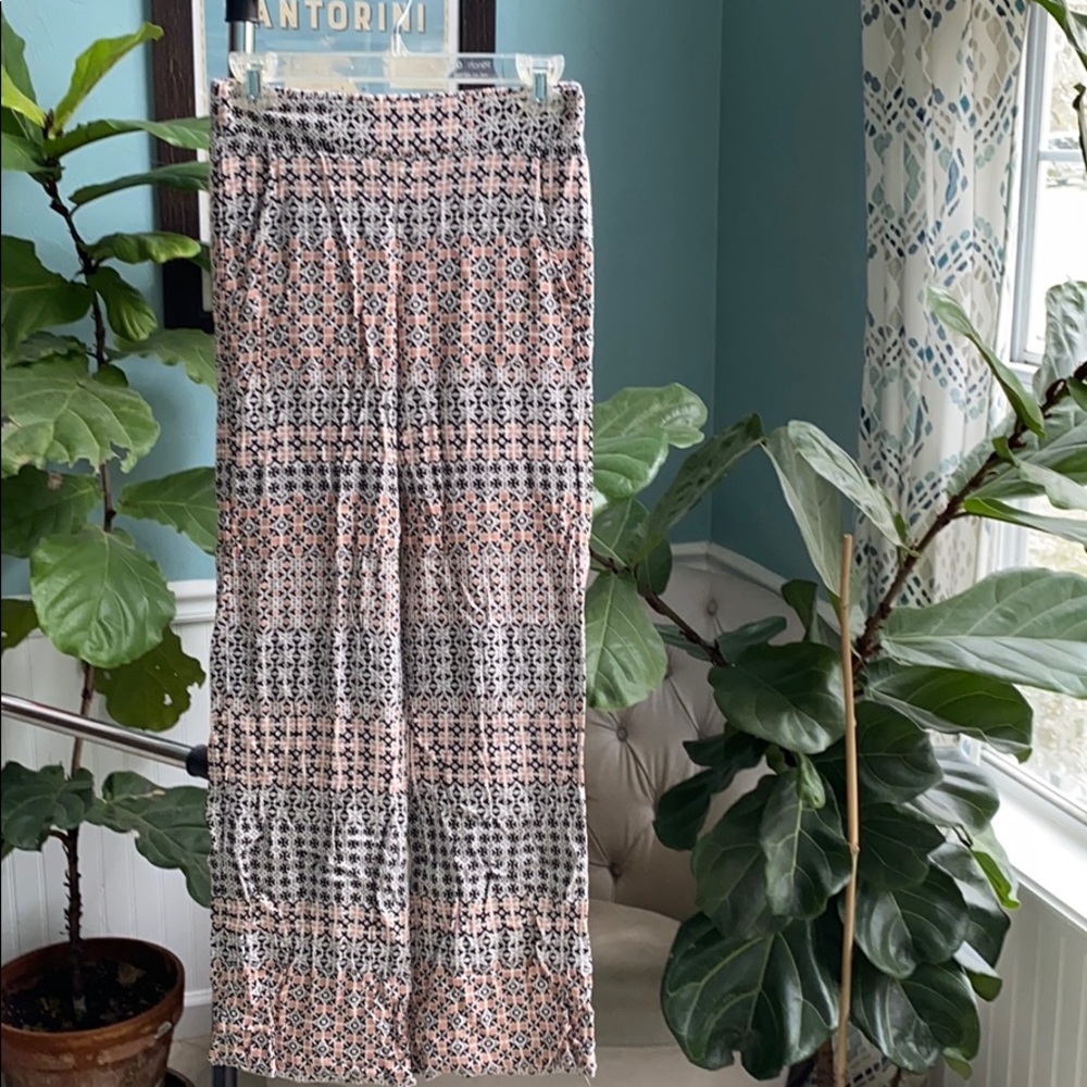 Ella moss geometric print pant